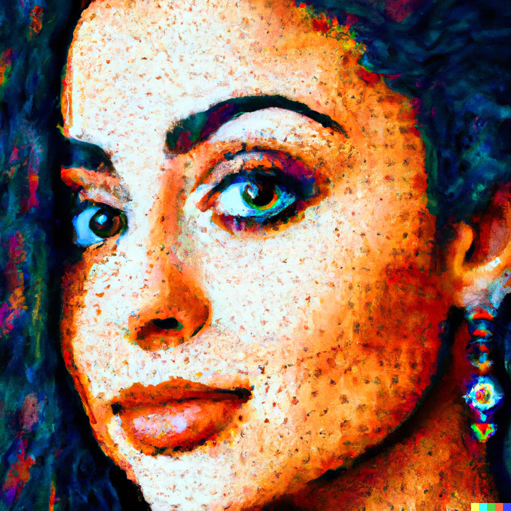 DALL·E 2023-03-09 03.11.30 - Painting of a beautiful Albanian Woman digital art mosaic.png