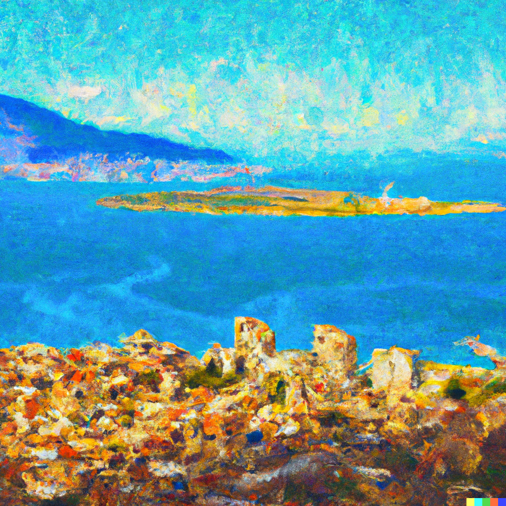 DALL·E 2023-03-09 03.37.37 - A Van Gogh style painting of Saranda in Albania..png