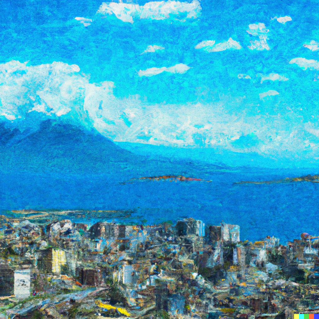 DALL·E 2023-03-09 03.38.18 - A Van Gogh style painting of Saranda in Albania..png